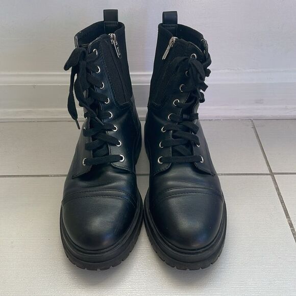 Sam Edelman Black Leather Ankle Boots - Picture 3 of 8